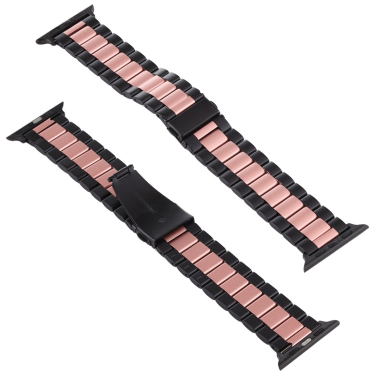Bracelet de montre en acier inoxydable pour Apple Watch Series 10 42 mm / 9, 8 et 7 41 mm / SE 3, SE 2, 6, SE, 5 et 4 40 mm / 3, 2 et 1 38 mm, pour Apple Watch Series 7 41 mm / 6, SE, 5 et 4 40 mm / 3, 2 et 1 38 mm
